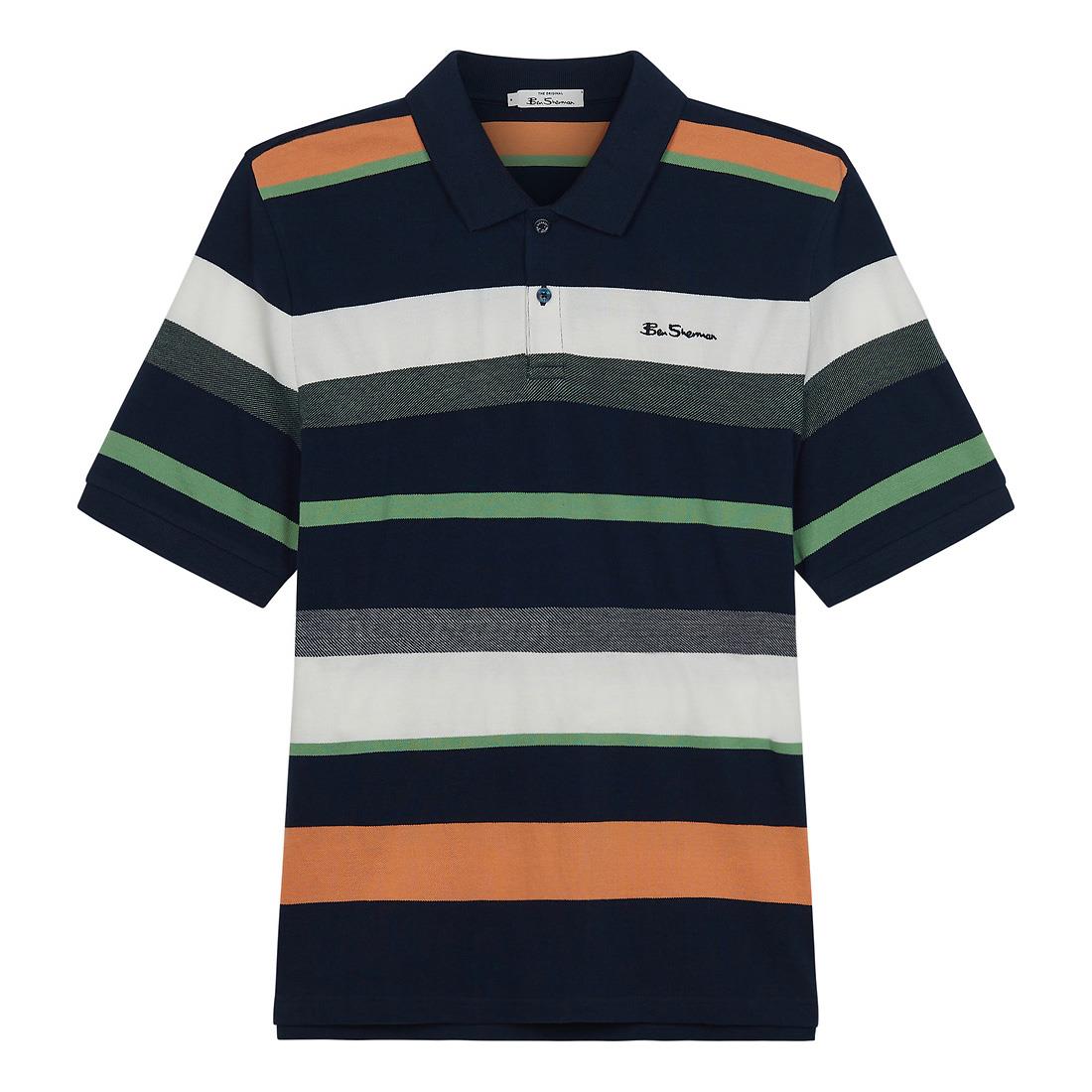 Ben Sherman Engineered Stripe Polo